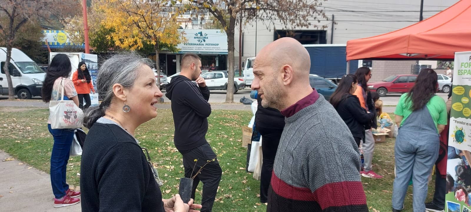 El intendente conversó con los vecinos acerca de la importancia del reciclado