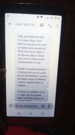 Chaqueña de 23 años pide ayuda a la justicia de Neuquén.