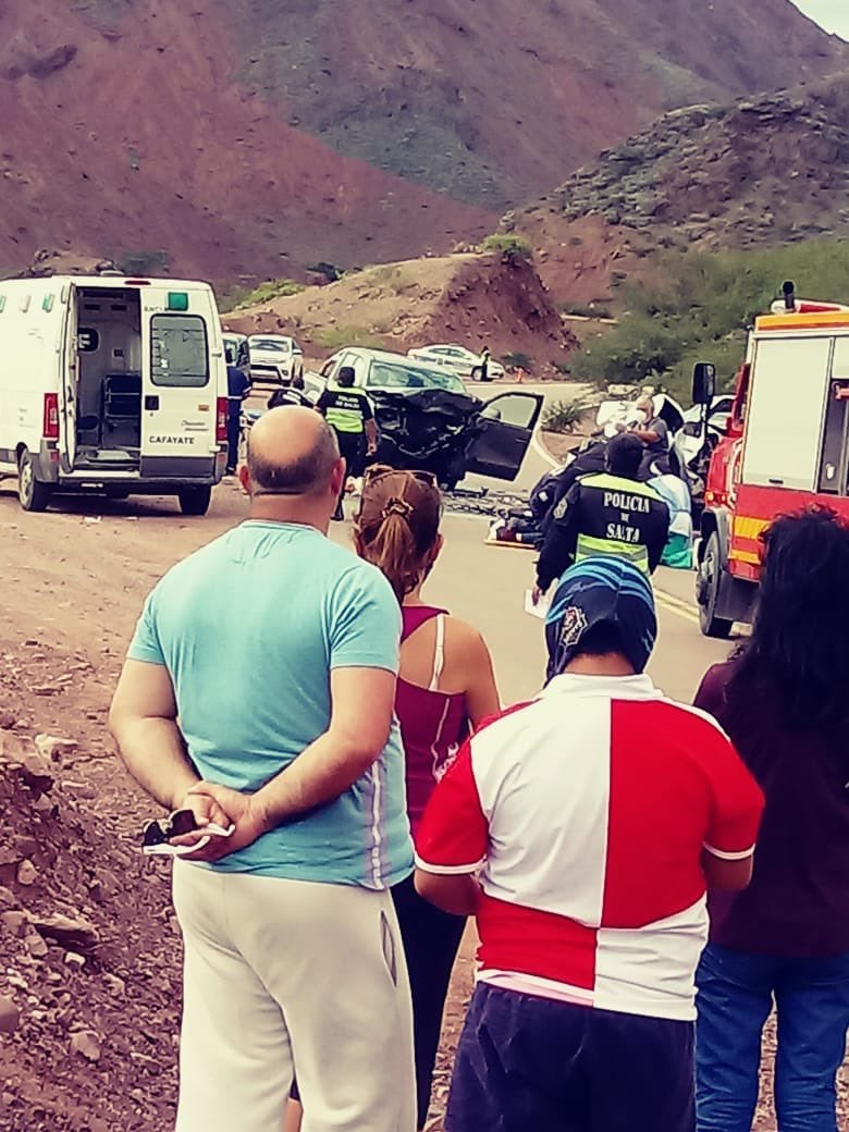 Terrible accidente camino a Cafayate.