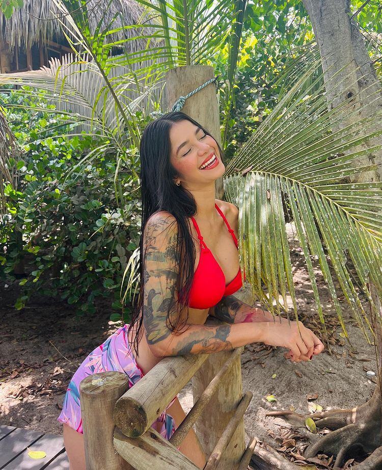 Las fotos de Jenn Muriel al estilo tropical.