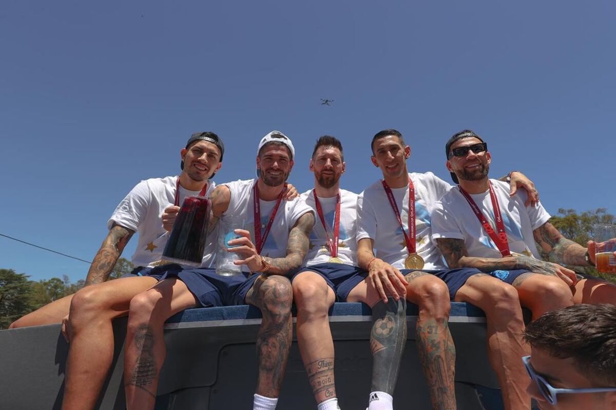 Cuántos seguidores ganaron los jugadores de la Selección Argentina tras salir campeones del mundo