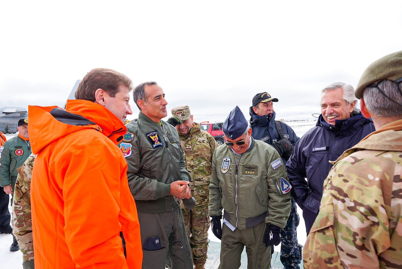 El Gobernador de Tierra del Fuego, Antártida e Islas del Atlántico Sur, Gustavo Melella estuvo presente con el Presidente de la Nación, Alberto Fernández.