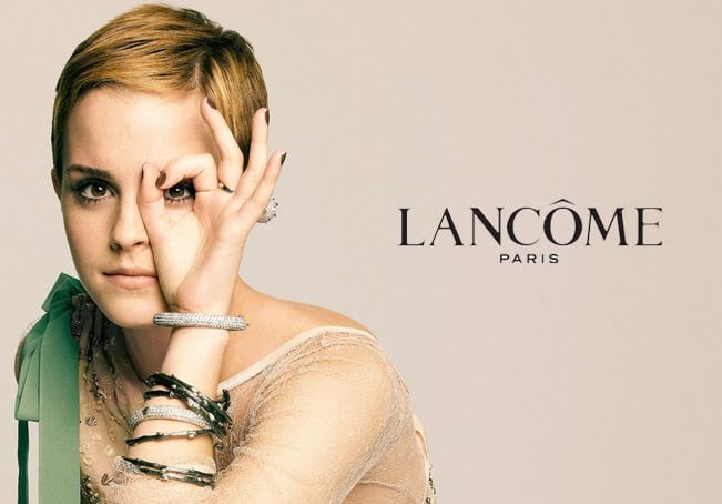 Emma Watson como modelo de Lancôme.