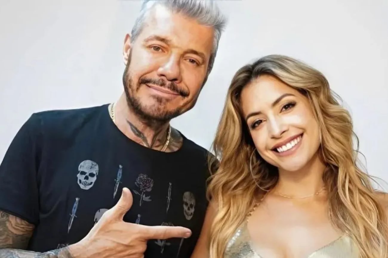 Milett Figueroa y Marcelo Tinelli.