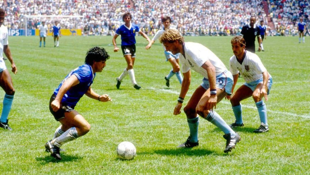 Maradona es el jugador que más faltas recibió en la historia de los Mundiales. 