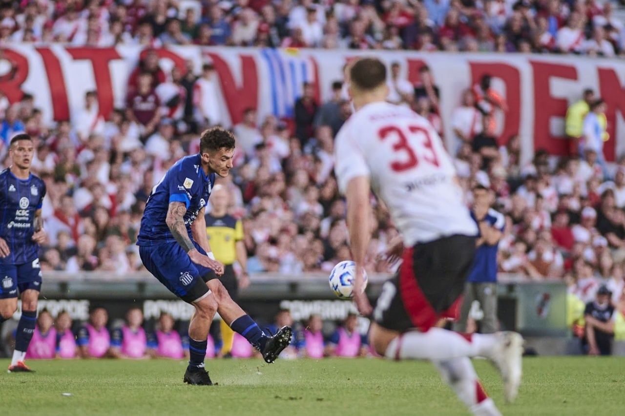 Talleres venció 1-0 a River en el Monumental por un gol de Federico Girotti. (Prensa Talleres)