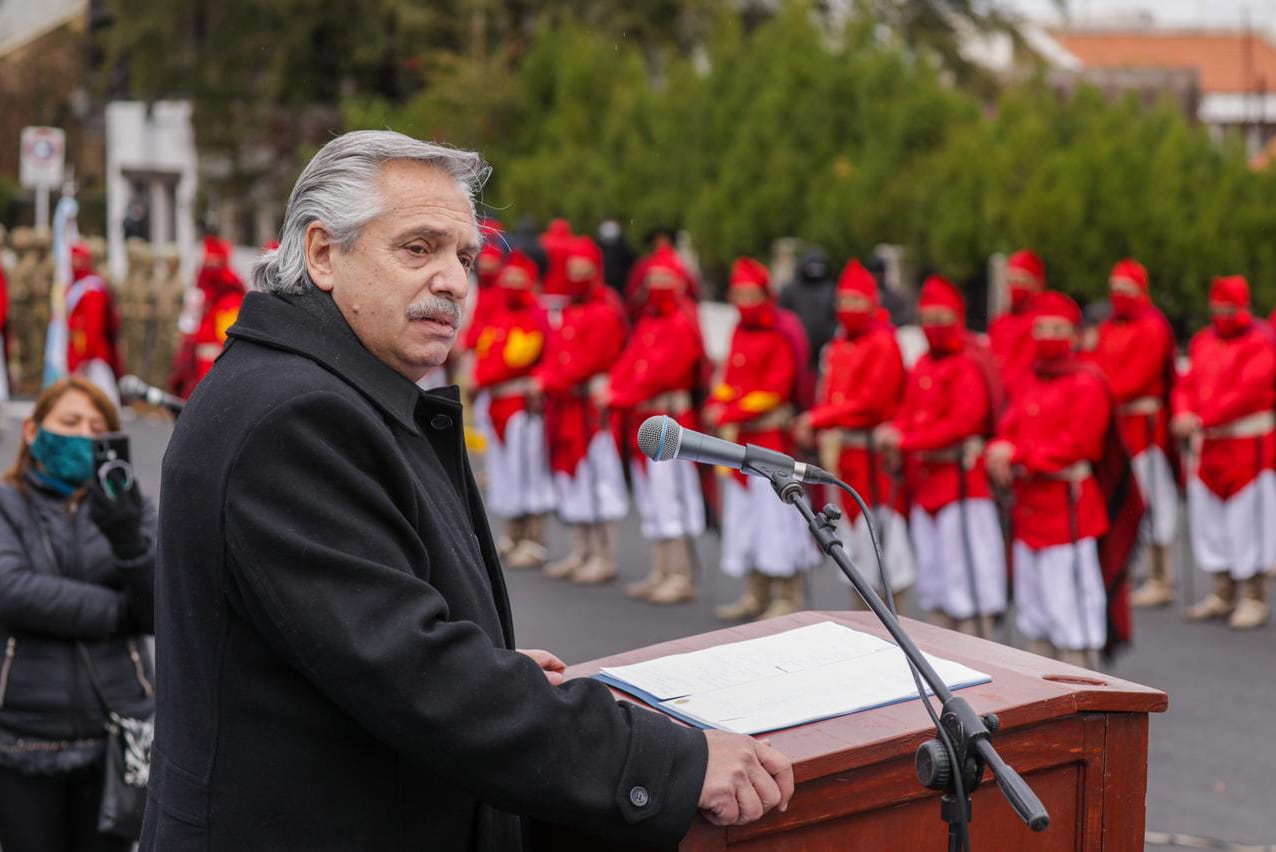 El acto en Salta (Presidencia).