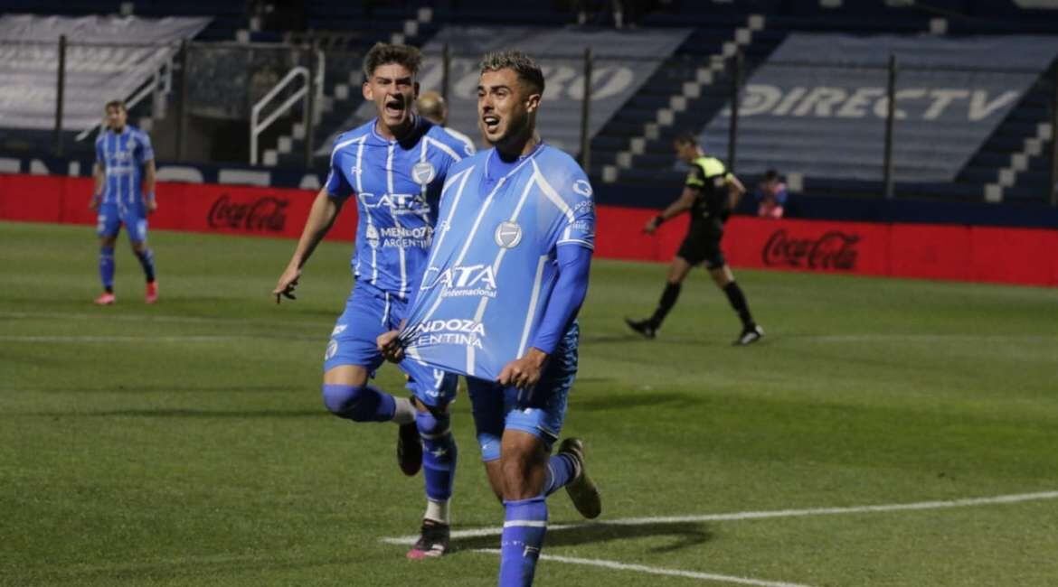 Martín Ojeda, el goleador de Godoy Cruz frente a River Plate.