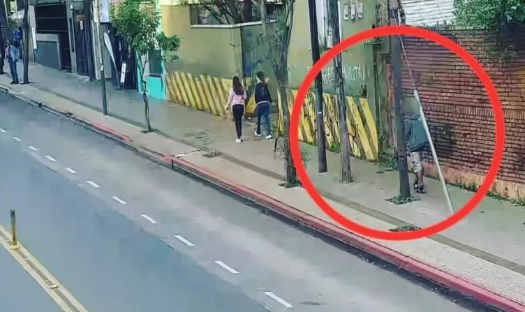 Quedaron grabados cuando generaban disturbios y fueron detenidos.