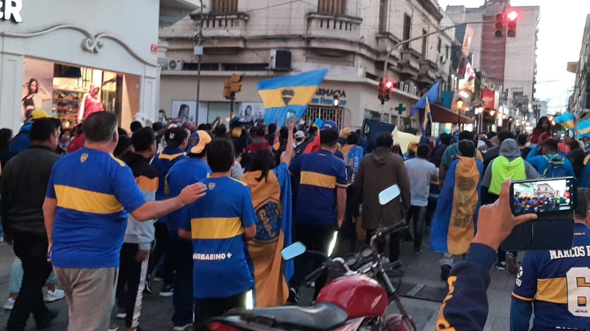 Boca campeón: la capital jujeña también se vistió de azul y oro