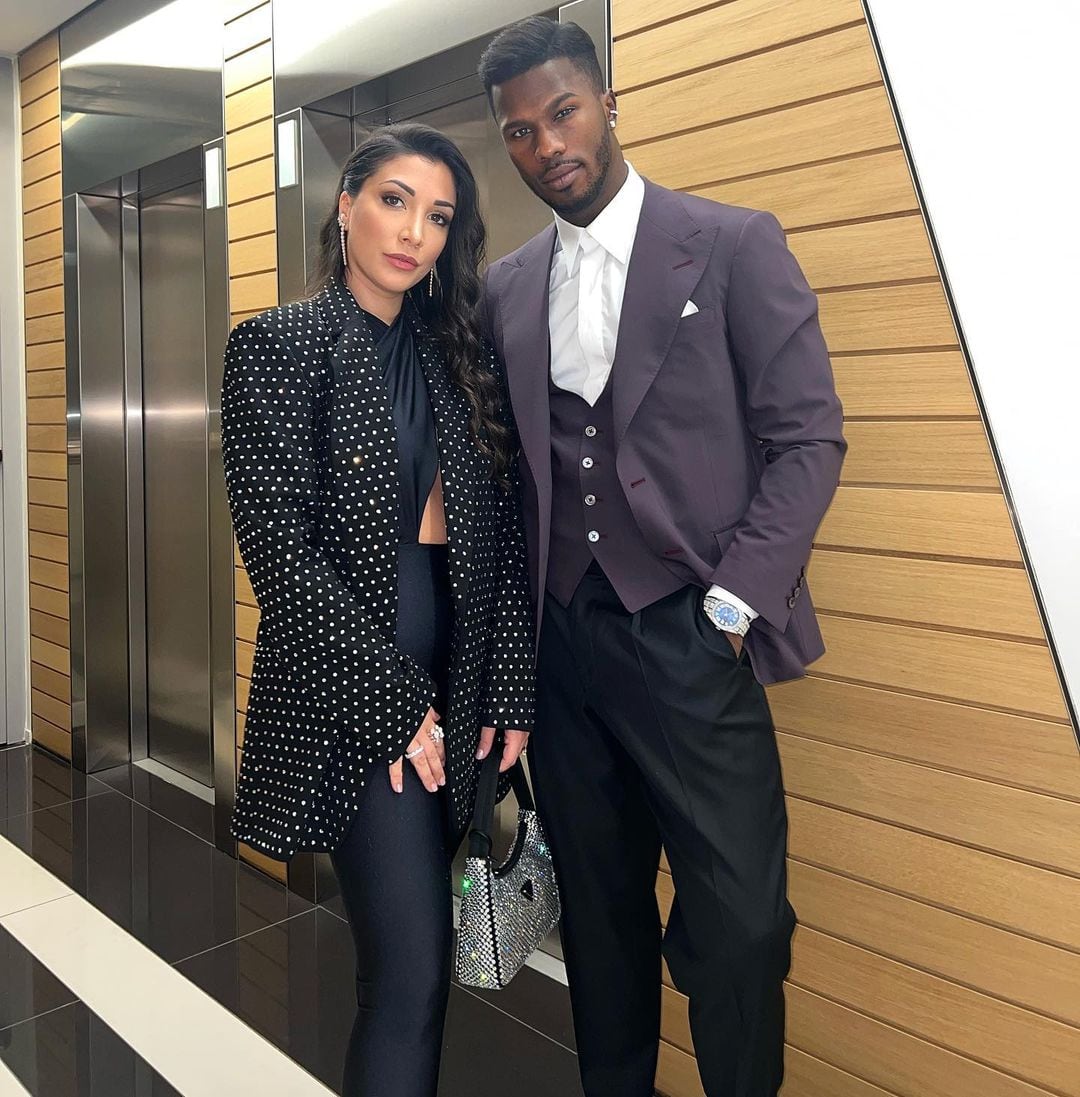 Keita Baldé y su esposa Simona