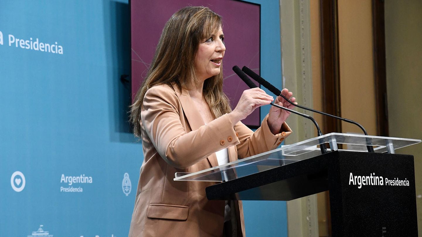 Gabriela Cerruti, portavoz del Gobierno