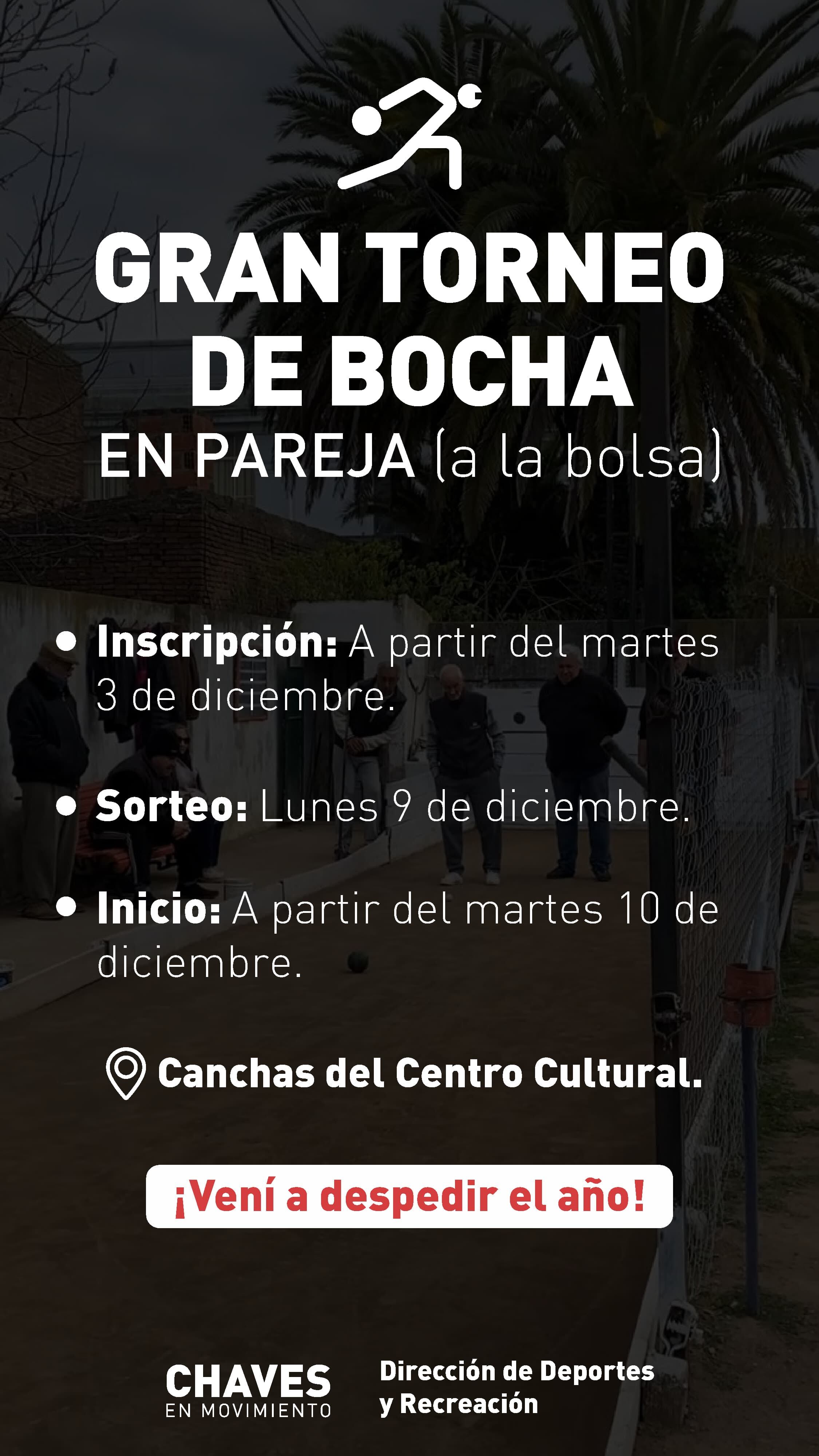 Torneo de bochas para finalizar el año