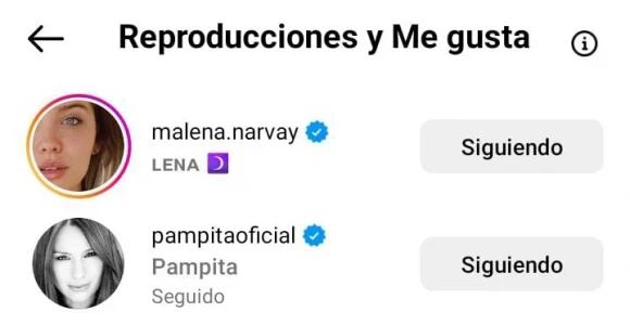 Pampita likeó la foto de la China Suárez