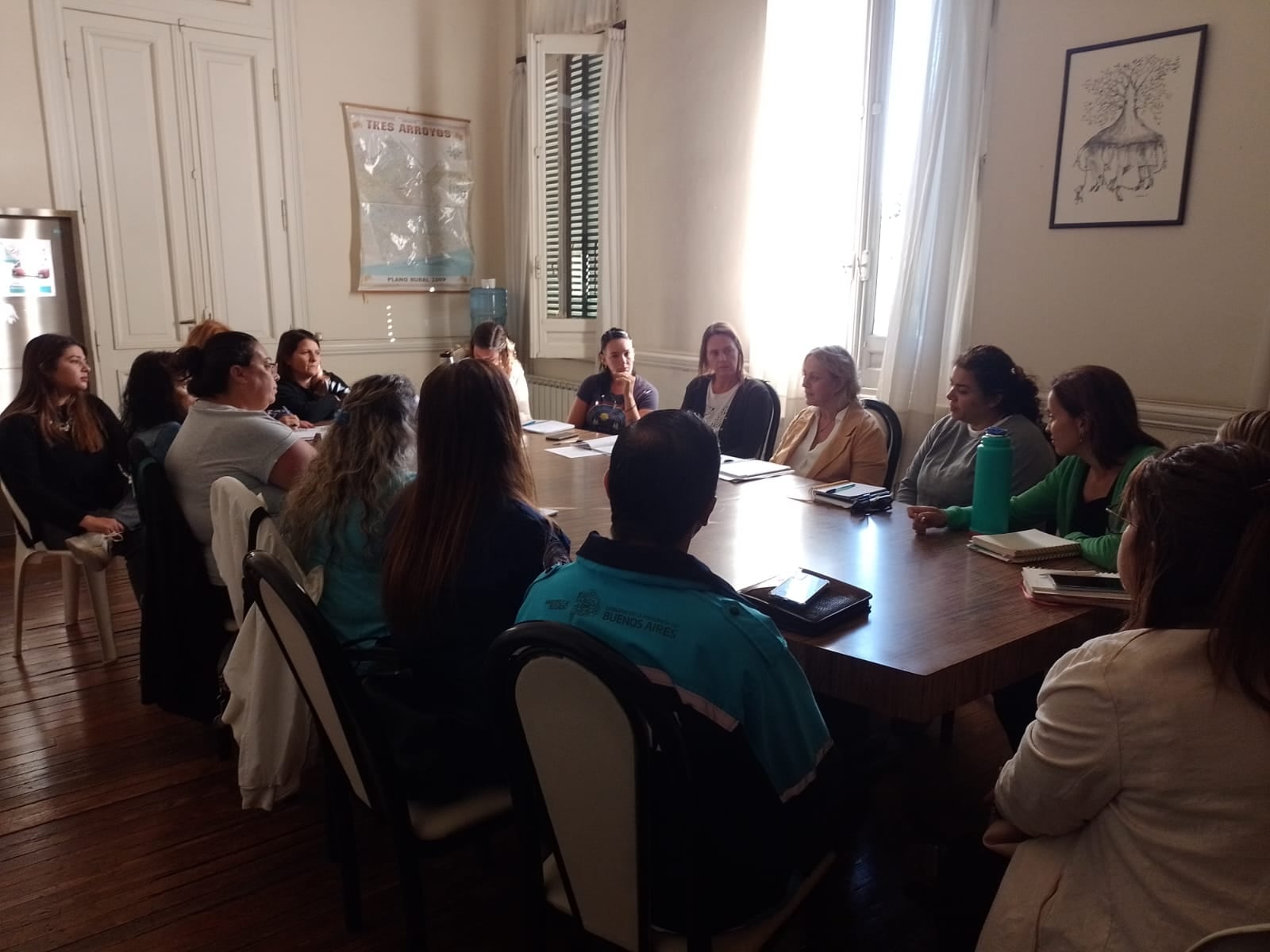 reunión mensual de la Mesa Intersectorial de Mujeres, Género y Diversidad