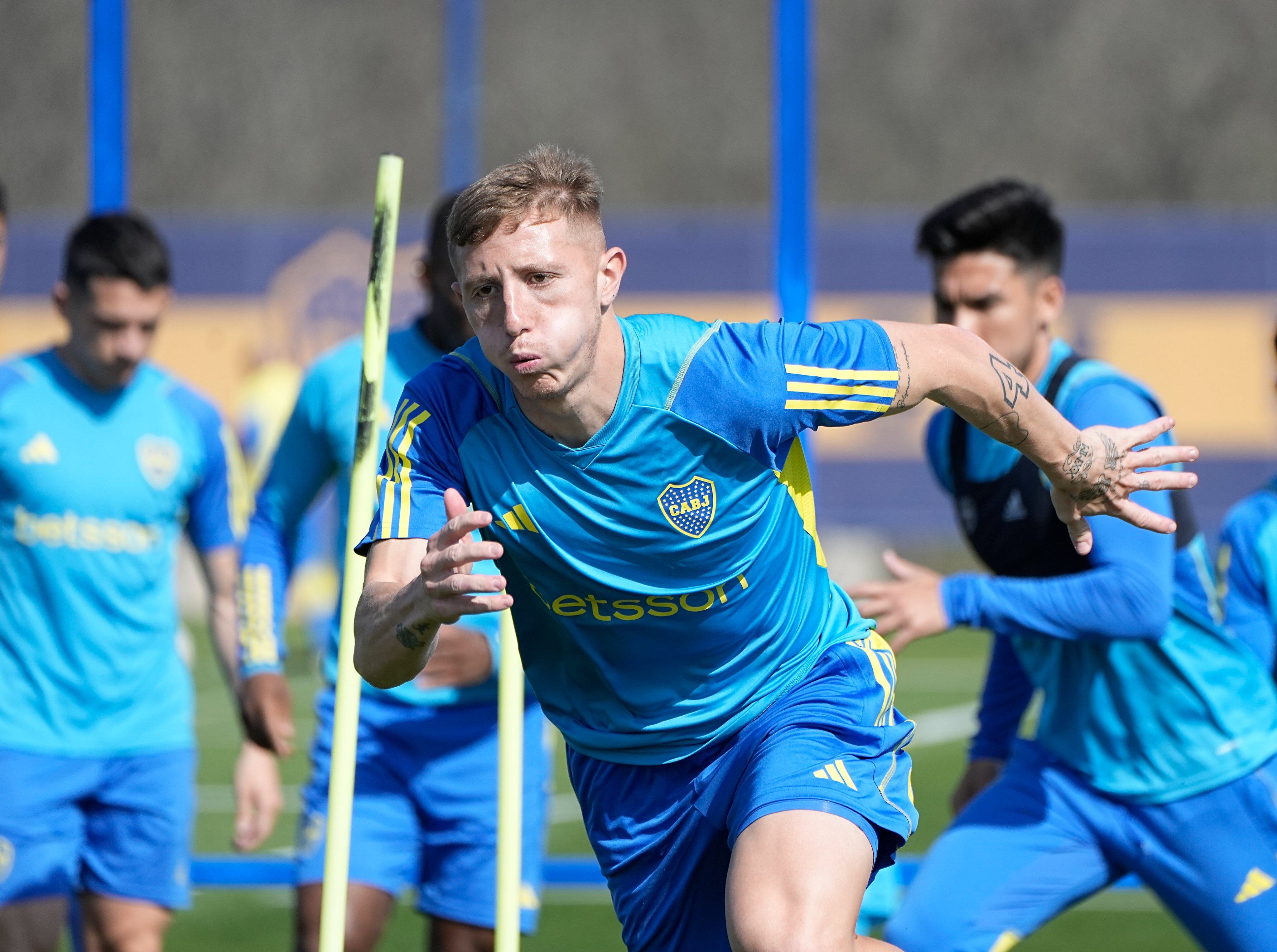 Juan Barinaga estaría desde el inicio en Boca para enfrentar a Belgrano (Prensa Boca)