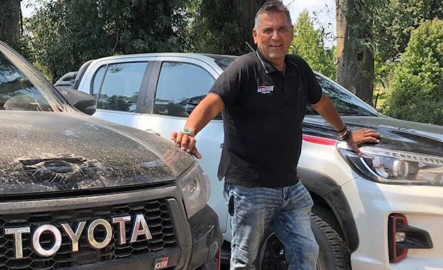 Gabriel Raies es embajador de Toyota. "Si Al-Attiyah hubiese corrido con Toyota, seguramente estaría peleando por el triunfo", asegura. 