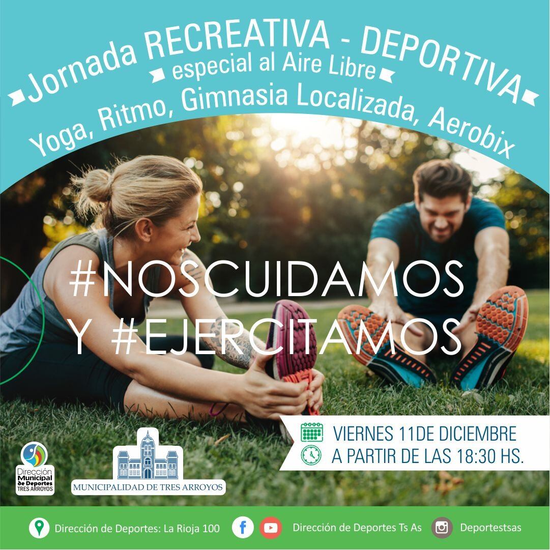 La Municipalidad de Tres Arroyos organiza una jornada especial al aire libre