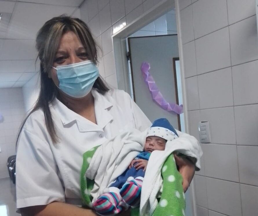 Betty Zamora en su paso por Neonatología.