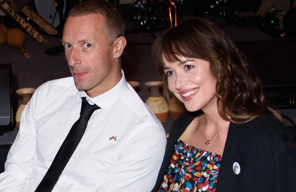 Chris Martin, de 44 años, y Dakota Johnson, de 32, están juntos desde 2017