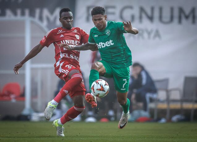 Rick, en acción en el Ludogorets ante Botosani el pasado 7 de enero por la Liga de Bulgaria. El delantero está a un paso de Talleres. (@Ludogorets1945)