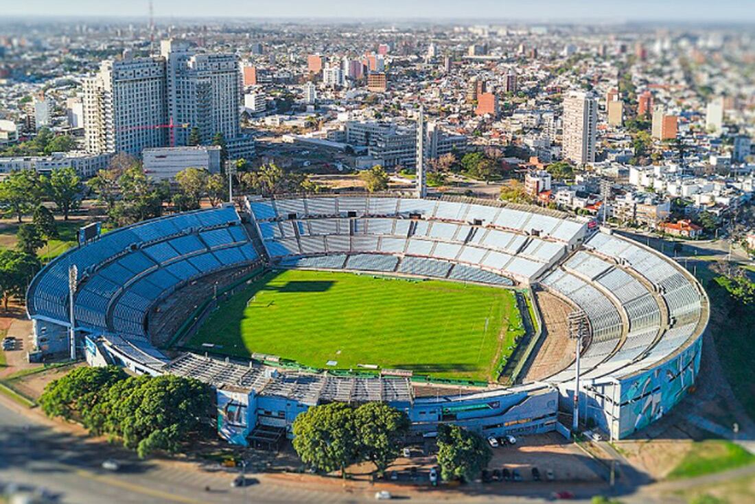 El estadio Centenario está ubicado en el Barrio Parque Batlle de Montevideo, Uruguay (Foto: Captura Wikipedia).