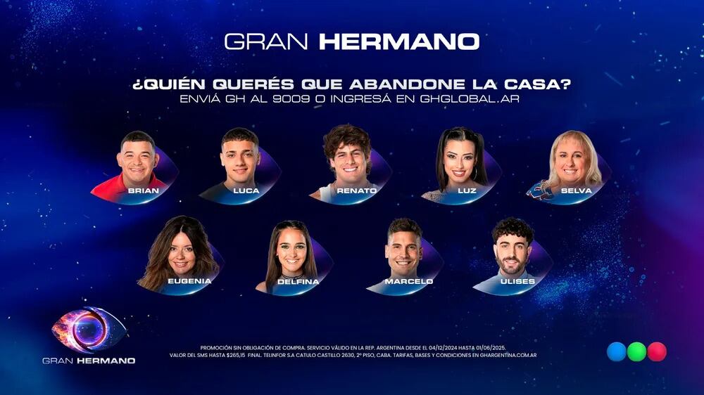 Gran Hermano 2025: los nominados