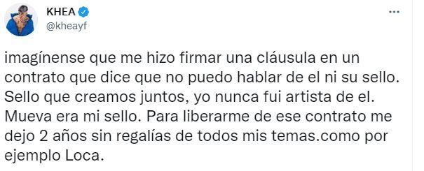 Khea le respondió a Omar Varela.