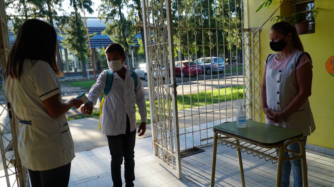 Clases presenciales en pandemia (Foto: Gobierno de Santa Fe)