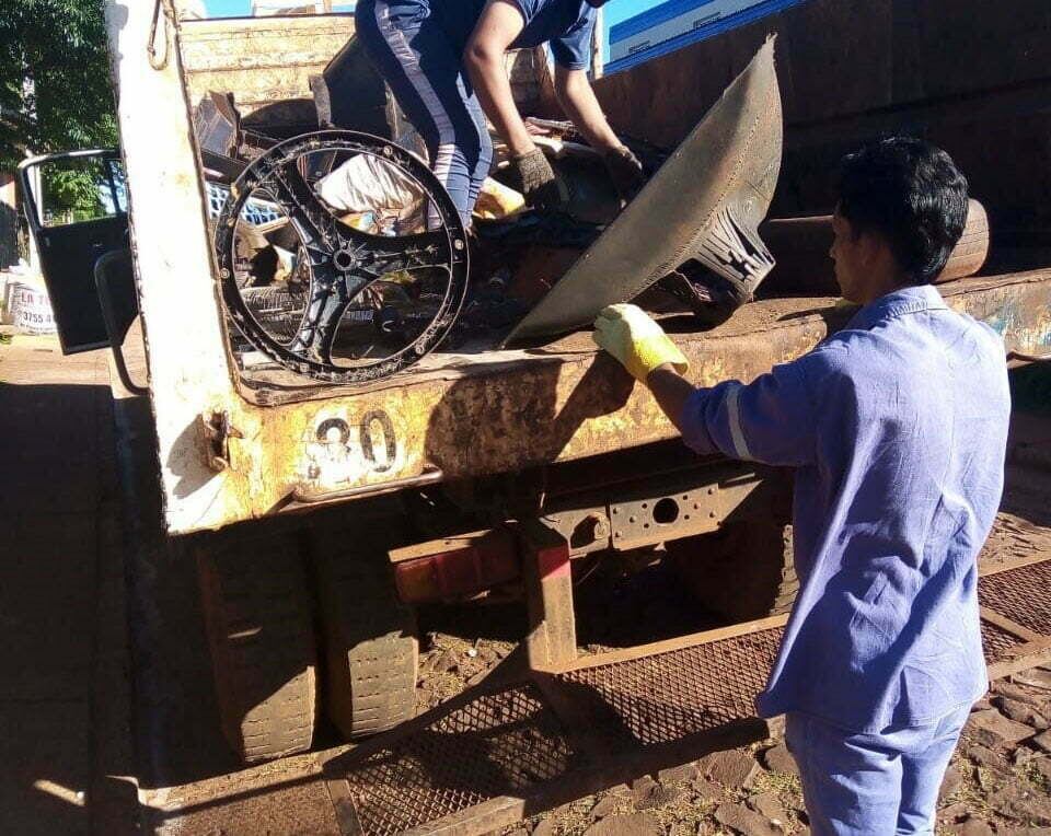 Inició el operativo de descacharrizado en Oberá.