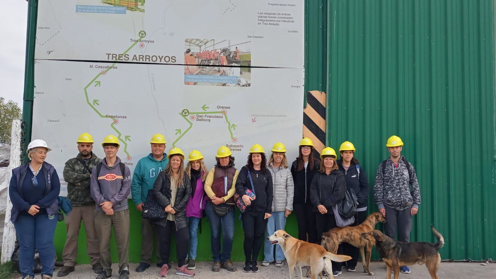 Visitas a la Planta de Separación de Residuos de Tres Arroyos