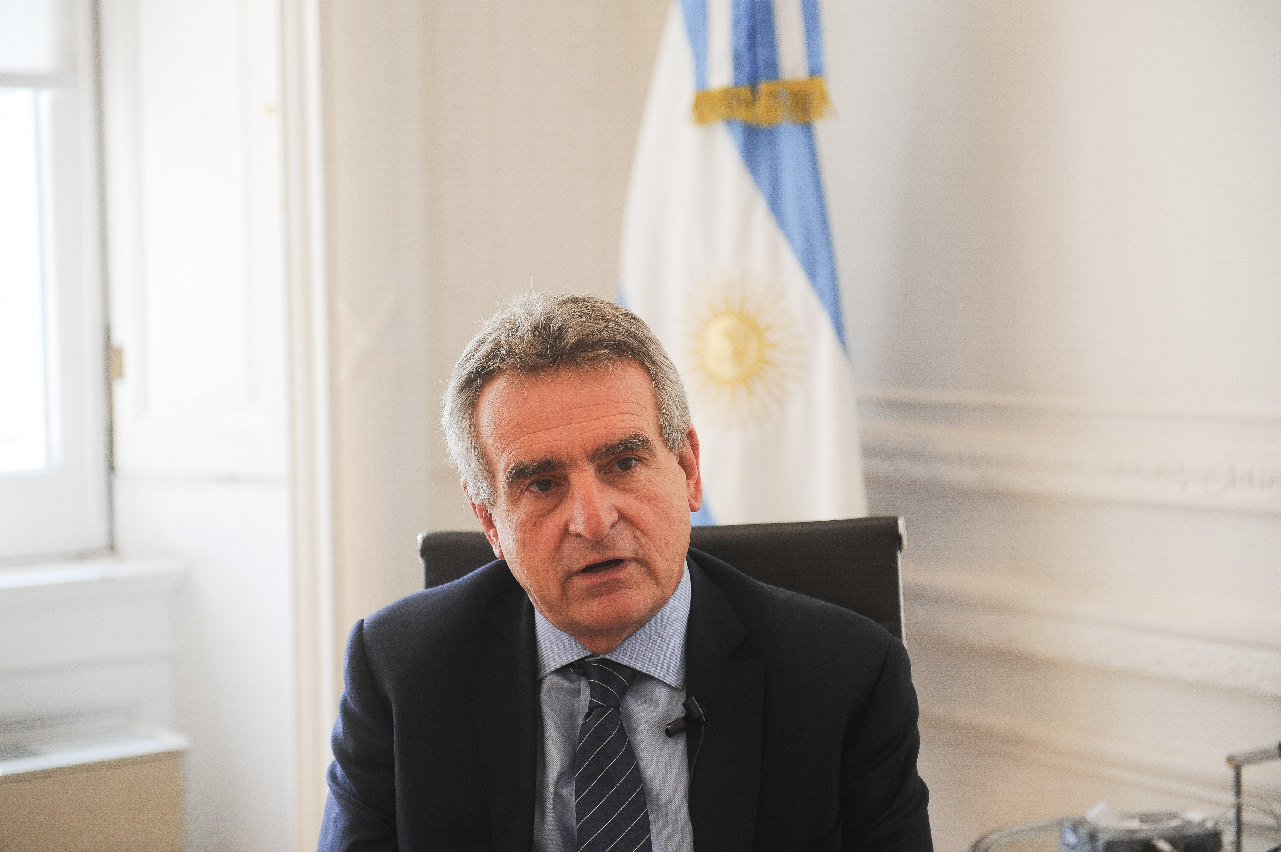 Entrevista a Agustín Rossi Jefe de Gabinete de Ministros. Foto: Federico López Claro.