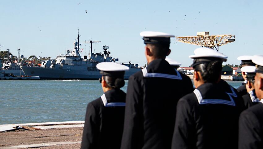 La Flota de Mar regresó a Puerto Belgrano