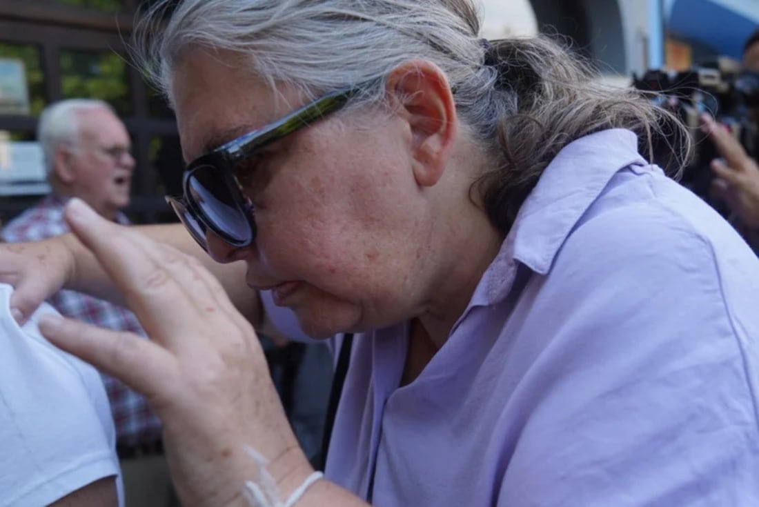 María Alejandra Guillén. La madre de Enzo Comelli (22). uno de los rugbiers acusados por el crimen de Fernando Báez Sosa. (Foto / Clarín)