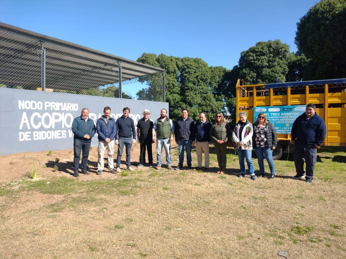 Inauguración de la Planta de acopio transitorio de bidones de agroquímicos de Orense