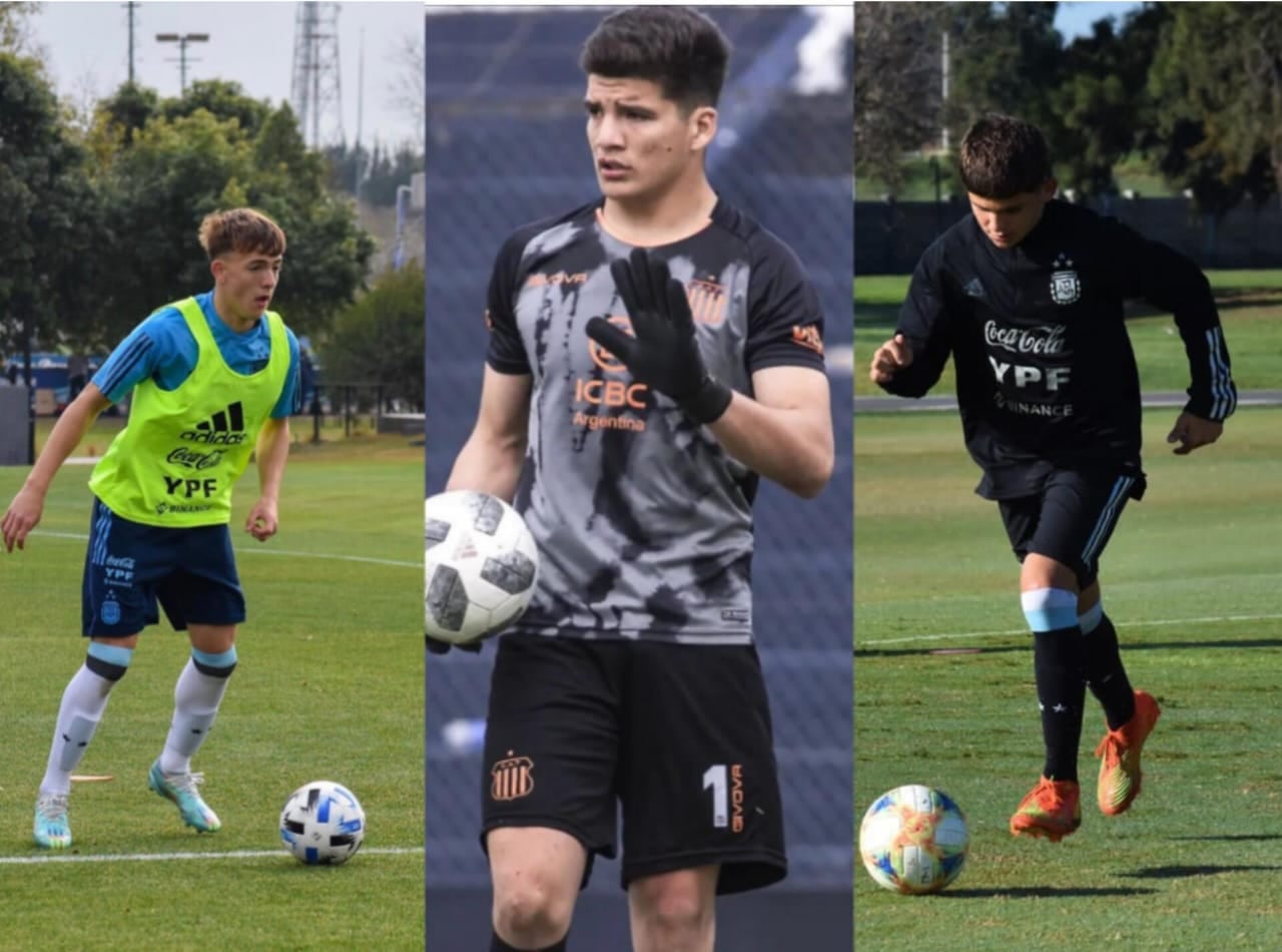 Gustavo Albarracín y Jeremías Florentín entrenan con vistas al Mundial sub 17, mientras que Misael Zalazar lo hace rumbo al sudamericano sub 15. Son los seleccionados más chicos de Talleres.