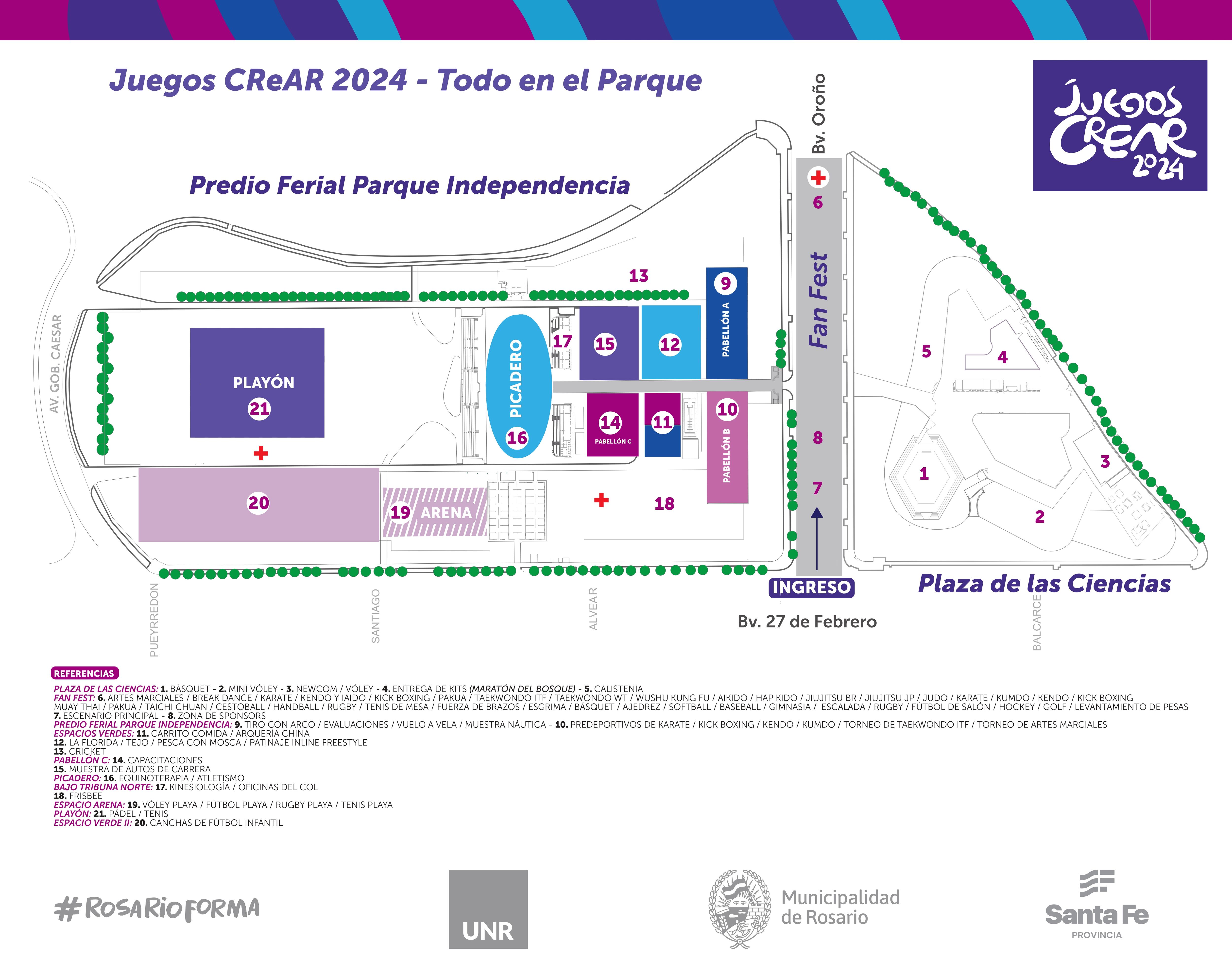 El Predio Ferial Parque de la Independencia reúne decenas de disciplinas y prácticas deportivas en cuatro días.