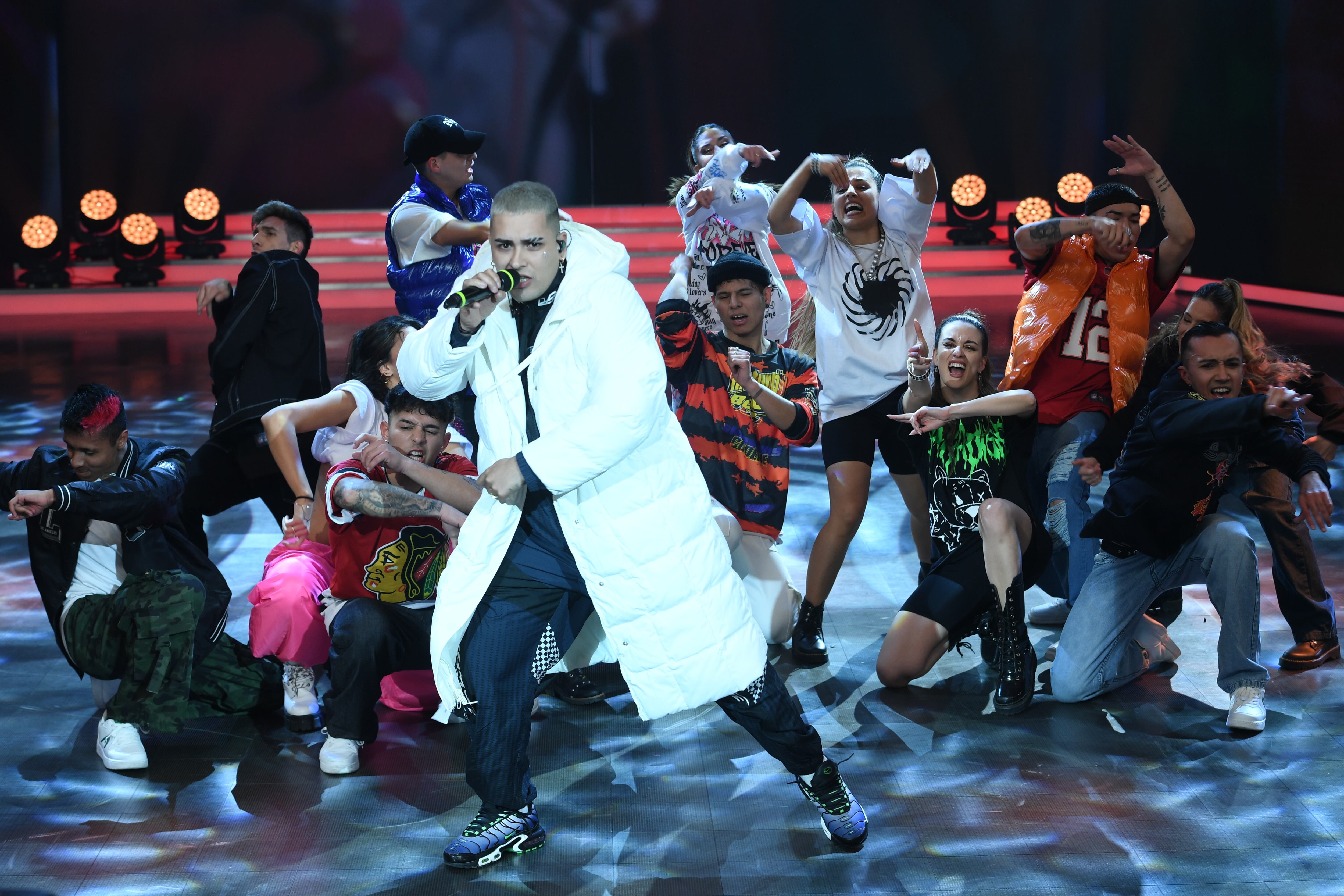 Callejero Fino en la apertura del Bailando 2023 (Foto: Prensa)