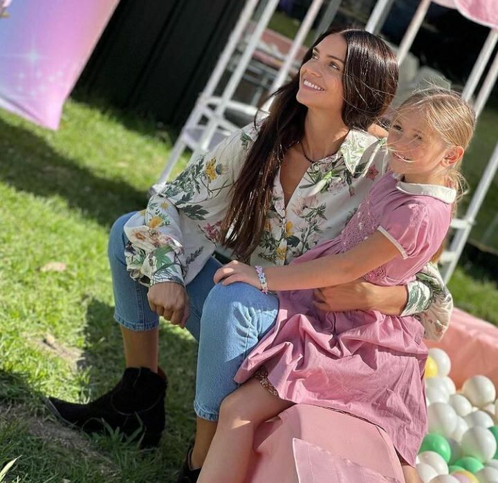 Zaira Nara y su hija Malaika