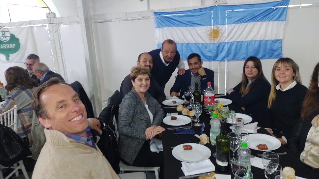 Claudia Cittadino presente en la Exposición Rural