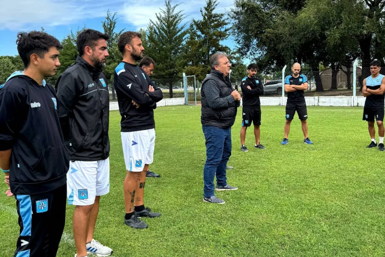 Estudiantes de Río Cuarto retomó los entrenamientos (Prensa Estudiantes)