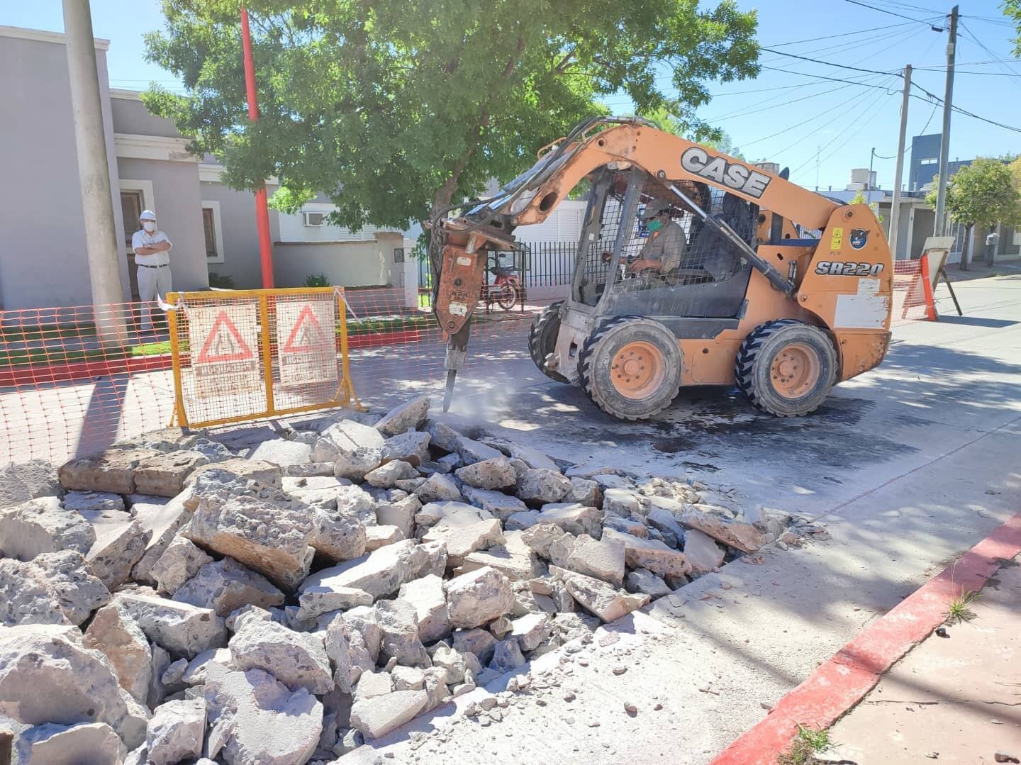 Obras de desagües pluviales en Arroyito