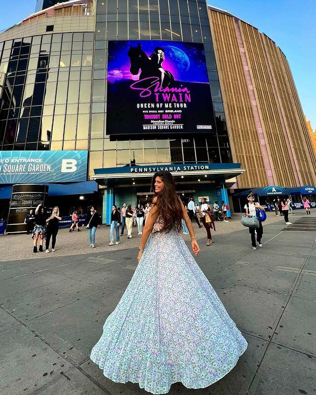 La cordobesa deslumbró con su look en el Madison Square Garden.