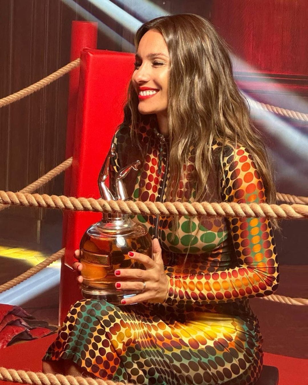 Pampita y una producción que deslumbró.