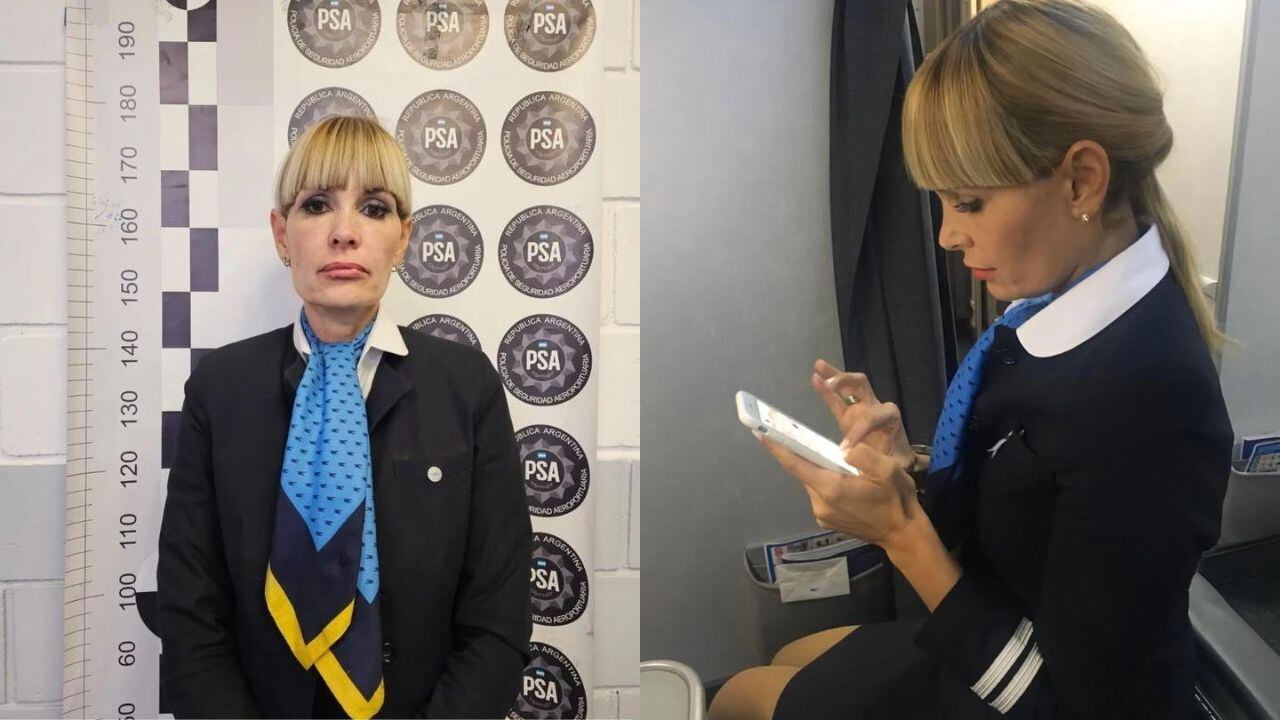 Daniela Carbone, la azafata detenida de Aerolíneas Argentinas, se negó a declarar.