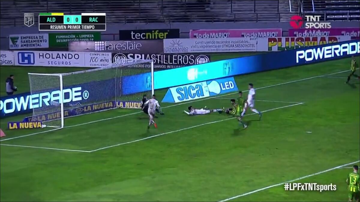 Aldosivi-Racing: polémica por el penal no cobrado de Leonardo Sigali