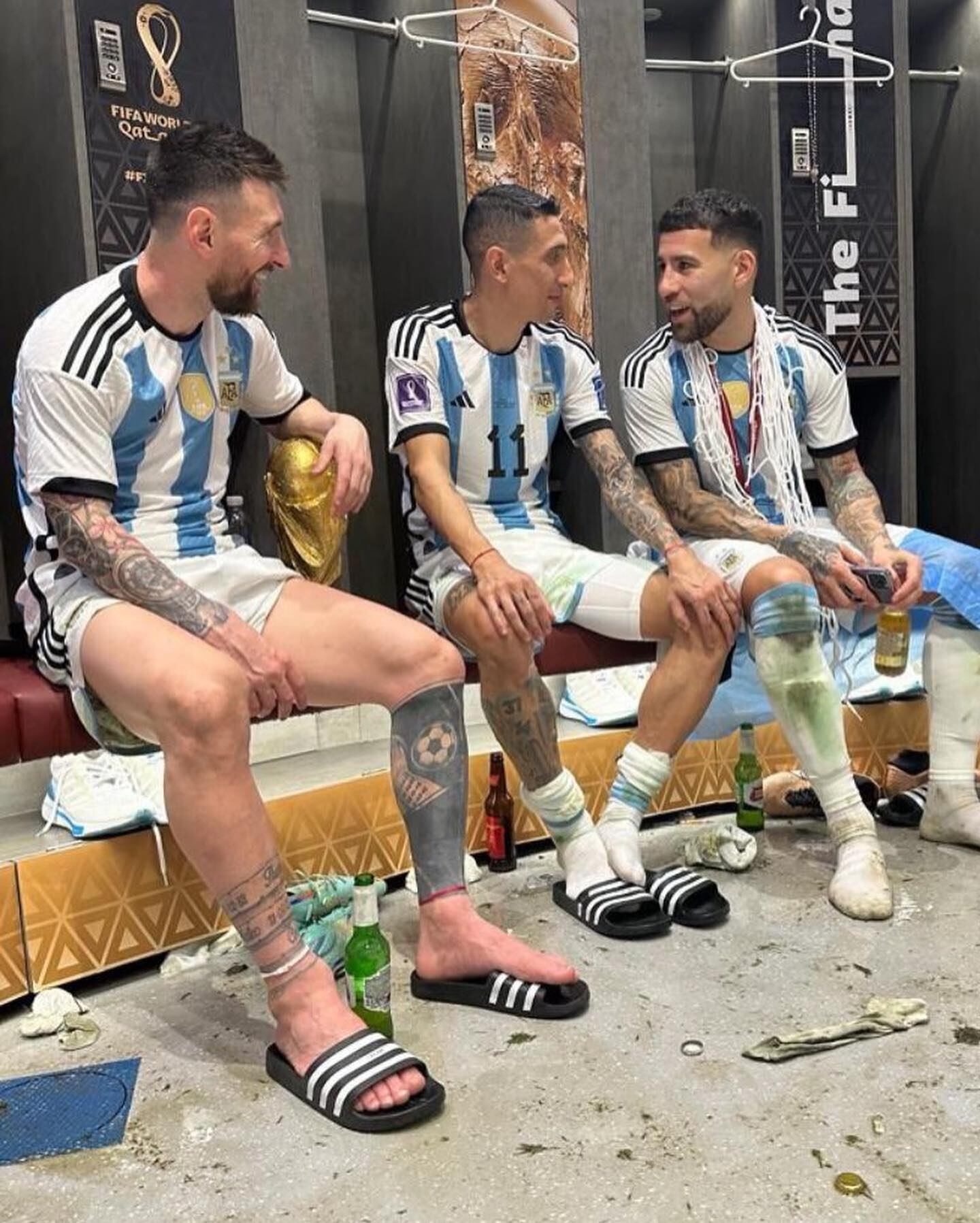 Nicolás Otamendi y "Fideo" fueron piezas clave del equipo para alcanzar la tercera estrella.