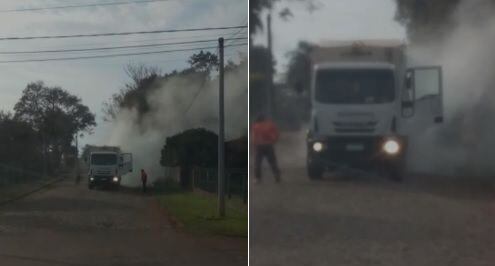 Tres recolectores de residuos fueron trasladados al hospital por intoxicación.