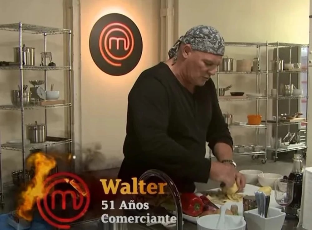 Alfa en su antigua participación de MasterChef