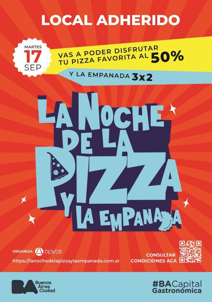 La noche de la Pizza y de la Empanada.